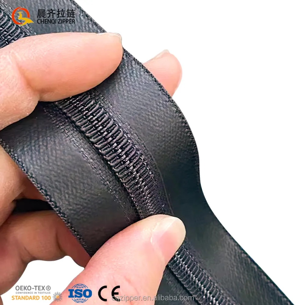 IPX7 TPU PU nilon tahan air ritsleting bawah air wader pancing menyelam tahan air ritsleting wetsuit Aksesori perjalanan ritsleting