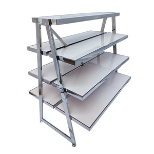 TZ-043 thép không gỉ hiển thị đứng nhà máy bán hàng trực tiếp tham khảo ý kiến để biết thêm phong cách khung kim loại mạnh mẽ giá rẻ có thể gập lại khả năng mở rộng - Product Image 2