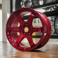 Nouvelles jantes monobloc forgées 1 pièce JDM personnalisées 18-23 pouces 5x112/114.3/120, revêtement poudré, design concave, en alliage d'aluminium de course