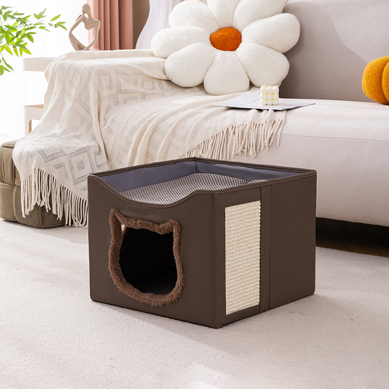 Preuve lavable griffe de chat brun 16.15*16.15*13 pouces