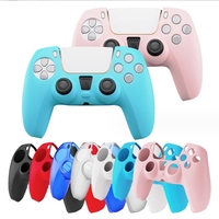 Peau de protection en silicone pour manette PS5 Étui en caoutchouc antidérapant pour manette de jeu PS5 Couverture souple antidérapante pour manette PS5