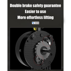 Portal vinç için sıcak satış paslanmaz çelik yük zinciri manuel el bloğu caraskal 20 ton 30M manuel zincir blokları kasnaklar vinç - Product Image 3