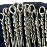 Fil de ligature en boucle pour balles, fil de ligature double torsion galvanisé à chaud pour l'emballage de foin et de paille agricoles, fourni directement par l'usine