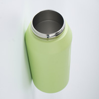 Bouteille d'eau en acier inoxydable de style brésilien de 20 oz, gourde sportive à double paroi isolée sous vide, anti-fuite, sans BPA, logo personnalisé