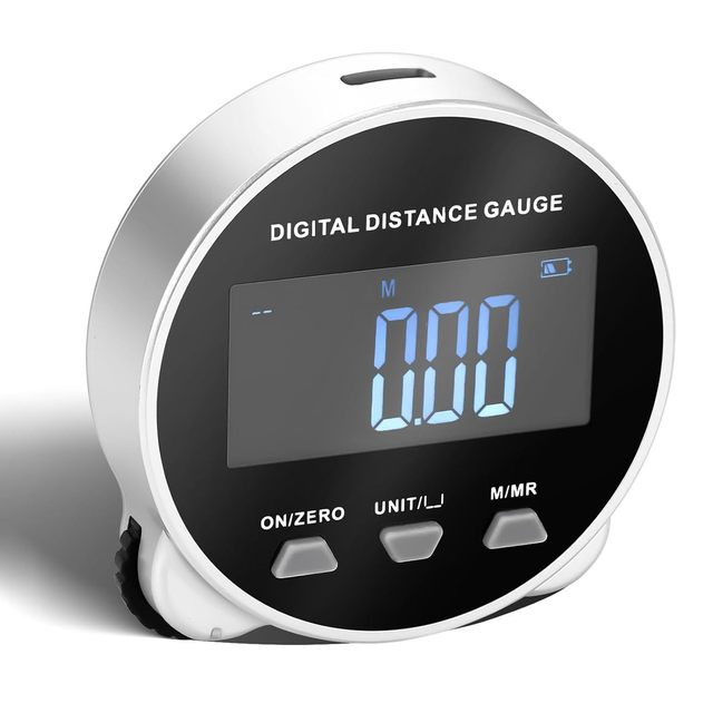 Electronic Distance Measurer/Ruler-Clothing Measuring Tape for Straight/Curved Surfaces Rolling Measurement