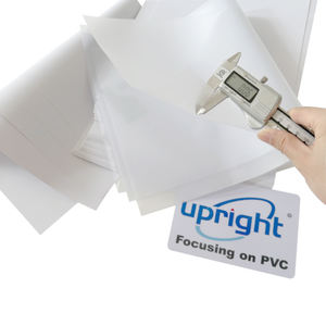 Feuille de PVC rigide de thermoformage rigide mat de Pvc blanc imprimable de 300 microns d'épaisseur pour le formage sous vide de la carte <span class=keywords><strong>3D</strong></span> - Product Image 2