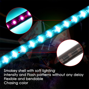 2 cái 2/3/4/5ft khói ống kính đua nhảy múa không dây điều khiển từ xa <span class=keywords><strong>LED</strong></span> roi đèn - Product Image 4