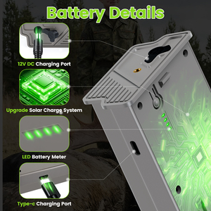 6000mAh 7.4V em6 Pin thay thế cho tactacam tiết lộ săn bắn di động Trail máy ảnh lithium có thể sạc lại pin gói - Product Image 3