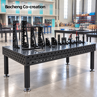 Nouvelle table de travail modulaire 3D en acier Q355 pour soudage, avec surface nitrurée, outils de serrage et accessoires de positionnement