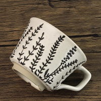 Vente en gros de tasses à café et thé en céramique avec poignée pour moka latte thé expresso de Chine