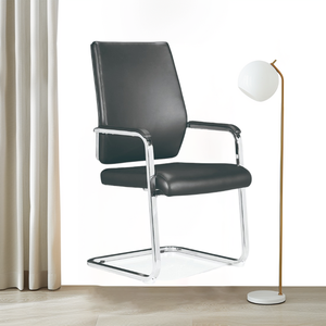 High Quality Modern Steel Arch-Shaped Frame Wheelless <b>Office</b> <b>Chair</b> with Inbuilt High Quality Native Cotton - Product Image 3