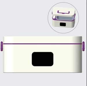 Mskwee 1.6L 20000mah 60W portatile da viaggio Lunch Box ricarica USB scaldabagno cibo scatola pranzo elettrico per camionista - Product Image 3