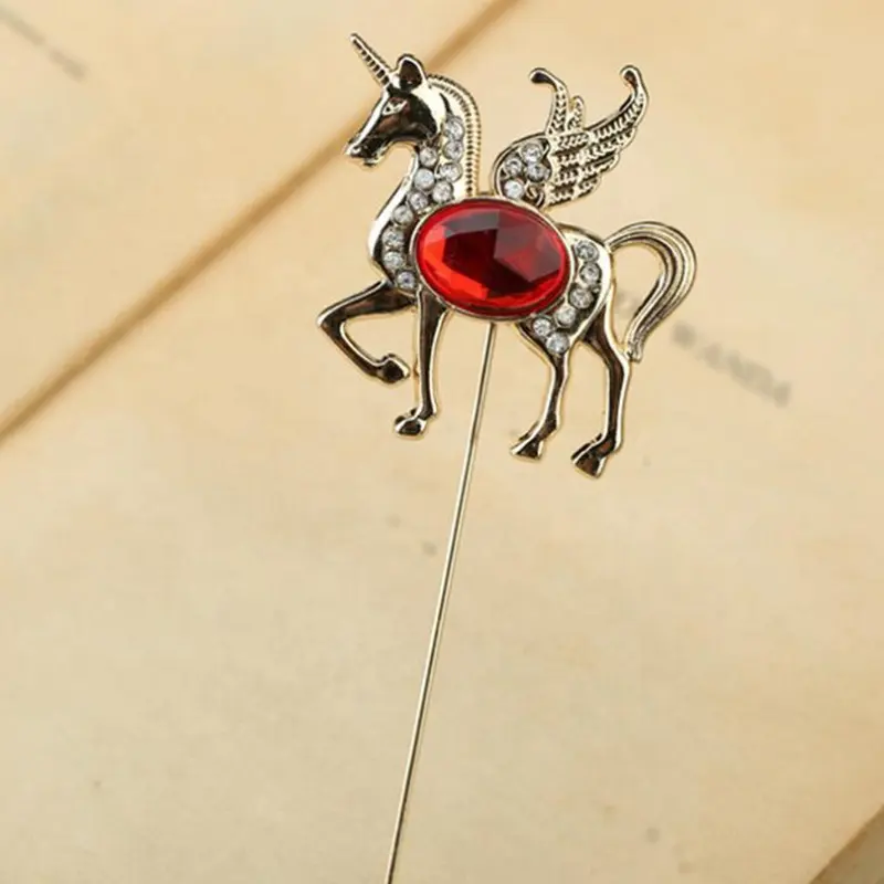 Broche en alliage cheval volant personnalisé, 12 pièces, faite à la main, en dessin animé, pour fête de mariage