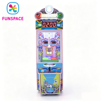 FUNSPACE Magic Drop Skill Game, Machine de jeu d'échange de tickets, Machine d'arcade à monnayeur pour attraper des balles colorées