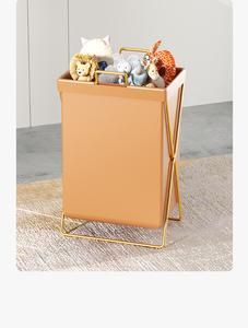 Túi Đựng Đồ Giặt Bẩn Gấp Gọn Tùy Chỉnh Cỡ Lớn Bằng Sắt Kim Loại Giỏ Đựng Đồ Giặt Bằng Vải Có Nắp Đậy - Product Image 6