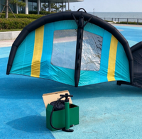 Planche de wing foil gonflable avec sac de transport gratuit, sac de protection inclus, rangement et transport faciles