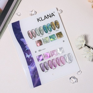 เจลทาเล็บสีแคทอาย 8 สี แบบกำหนดโลโก้ได้  คริสตัลเนลส์ ยูวีเจล สีม่วงไอซ์แคทอาย - Product Image 4