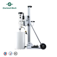 Moteur de perceuse électrique à diamant 2200W, machine de forage de carottage de béton montée sur engin pour usage en construction