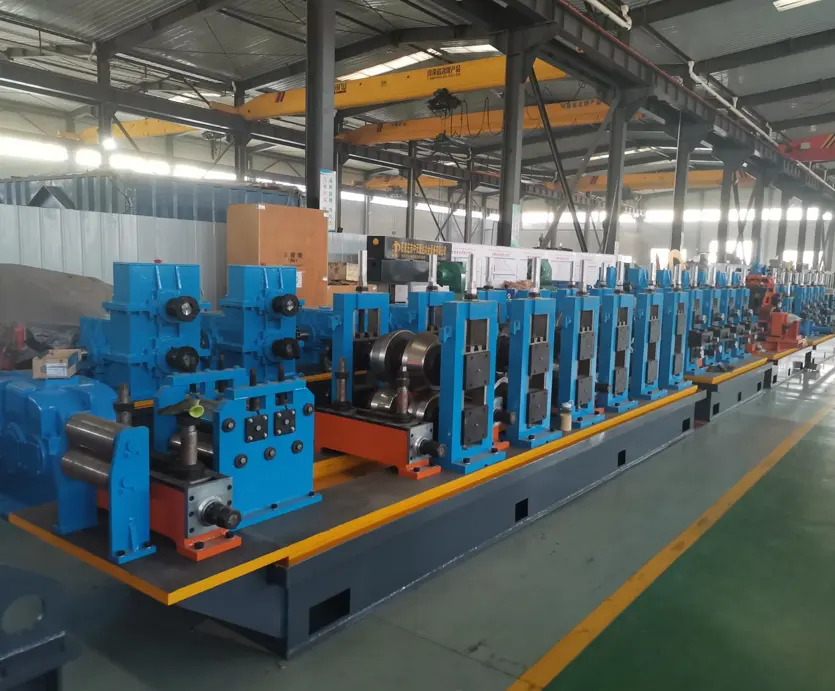 ERW Tube Forming Making Machine Pipe making machine tube mill Steel pipe making machine Italy Metal pipe production line