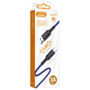 <b>Type</b> <b>C</b> Charging And Sync <b>Cable</b> 1m 5A Blue JA019 - Product Image 1