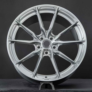 New Customize Color Brushed Forged Aluminium <b>Wheels</b> 17-20inch 20mm ET V <b>Spoke</b> Passenger Car 1 Year Warranty Universal - Product Image 2