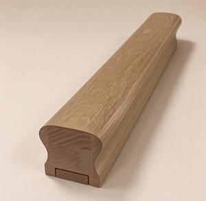 Timber Staircase <b>Rail</b> Wall Bracket Mounted <b>Wood</b> Balustrade Fitting Modern Apartment Hotel Project Contractor Supply - Product Image 5