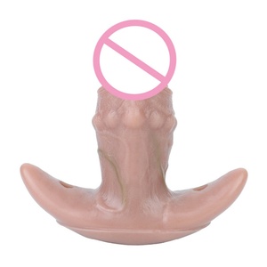 SXXY Wireless Control Vibrator Realistic Silicone Soft <b>Dildo</b> With Mouth Gag Belt Lifelike Textured Mouth Gag Sex Toy for Couple - Product Image 6