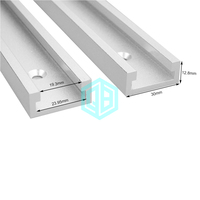 100-1220mm 30 jenis Chute T jalur rel panduan saluran alat pertukangan aluminium Aloi t-track Slot Miter Track