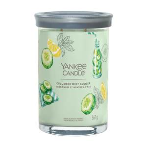 YANKEE BOUGIE-TUMBLER GRANDE 2 STOPPINI CONCOMBRE MENTHE COOLER - Product Image 1