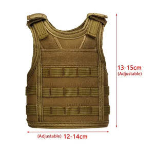 All'ingrosso <span class=keywords><strong>Molle</strong></span> regolabile tattico gilet alla moda Mini giacca Beer Cooler per 12oz 16oz lattine bottiglie per il trasporto di bevande - Product Image 2