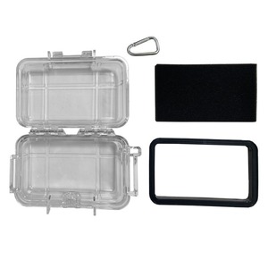 Boîte de rangement transparente et étanche avec coussin en mousse, étui de voyage résistant aux chocs et à l'humidité pour une utilisation en extérieur - Product Image 1