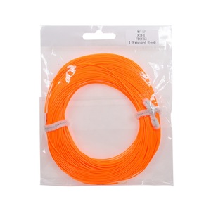 Fil de pêche à la mouche flottant en nylon WF, ligne principale flottante de couleur orange, 85 pieds avec 1 boucle apparente - Product Image 6