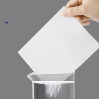 Feuilles de détergent à lessive solides biodégradables savon de vêtement de parfum jetable pour le lavage du linge en papier condensé