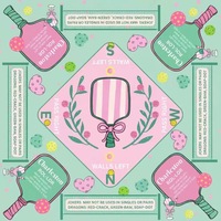 Alas Mahjong Mewah Anti-Selip 33x33" Motif Lobster Nanas Amerika, Dapat Digulung, Tahan Luntur, Bahan Neoprena