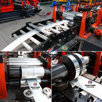 Machine automatique de profilage à froid pour profilés en U et en C, pour la fabrication de supports métalliques et de systèmes de support en acier pour panneaux solaires