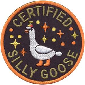 Écusson brodé DigitEMB Silly Goose, thermocollant ou à coudre, 3x3 pouces, en feutre, pour vestes, sacs à dos, chapeaux, jeans, vêtements DIY - Product Image 6