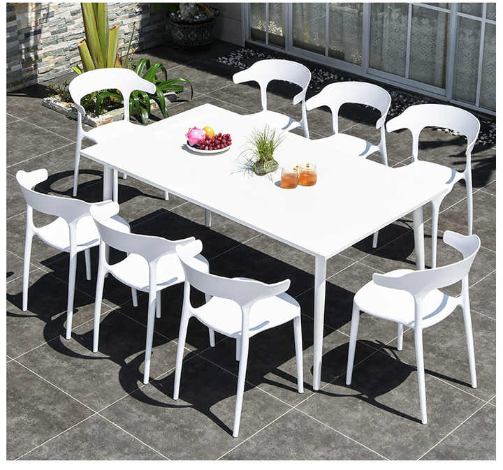 resin plastic outdoor dining chair