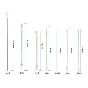 Hisopos de algodón personalizados OEM con punta afilada en espiral, de doble cara, para precisión en PCB de semiconductores - Product Image 2