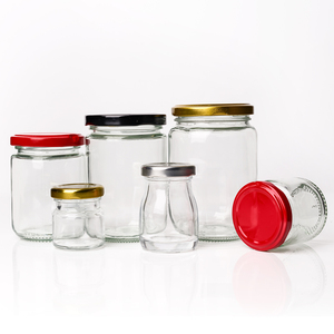 Nhiều kích cỡ vòng rõ ràng tùy chỉnh thiết kế nhà bếp sử dụng mứt gia vị lưu trữ Glass Mason Jar - Product Image 4