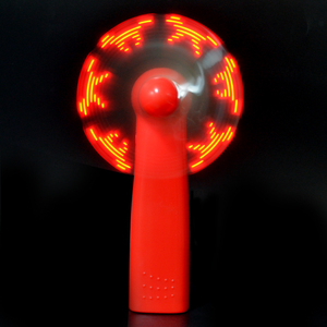 SUNJET — Mini ventilateur de messages Led, personnalisé, Rechargeable, pratique - Product Image 3