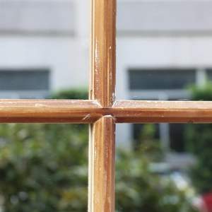 PARISLOFT-Espejo de ventana de Casa de Campo, marco de madera maciza, espejo colgante desgastado para pared, sala de estar, dormitorio - Product Image 2