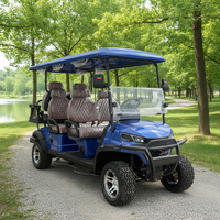 Vente directe d'usine de voiturette de golf électrique 6 places, buggy des dunes avec batterie au lithium, garantie 1 an, meilleurs prix en Chine, certifiée CE