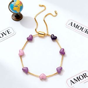 Anti Tarnish <b>Bracelet</b> Bulk 14k 18k <b>Gold</b> Plated Heart <b>Bracelet</b> Stainless Steel <b>Kids</b> <b>Bracelets</b> for Girls - Product Image 3