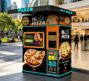 Distributeurs automatiques de pizzas géométriques à vendre : Distributeur de pizzas extérieur discret et entièrement automatique - Product Image 2