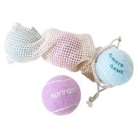 Balles de tennis pour animaux de compagnie en caoutchouc durable, personnalisables (couleur, logo), écologiques, conformes ITF, pour sports de plage et entraînement spécial, OEM