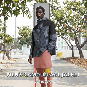 Blouson Bomber Décontracté Zippé pour Homme, Vêtement de Travail Hiver, Col Montant, Coupe-Vent, à Capuche, 100% Polyester, Direct Company - Product Image 2