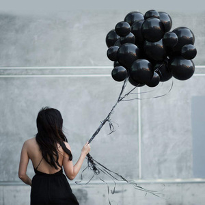 Globo negro Guirnalda Arco Kit Oro Blanco Metálico Cromo Confeti <span class=keywords><strong>Globos</strong></span> Boda Baby Shower Cumpleaños - Product Image 5