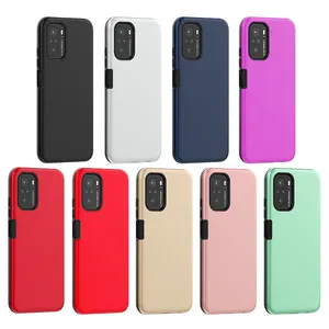 Voor Xiaomi Redmi Note 10 Pro Case Mobiele Telefoon Geval Tpu Pc 2 In 1 Shockproof Back Cover Mobile Back cover