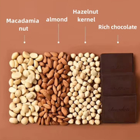 Délicieuses collations pour les cadeaux de la Saint-Valentin, boîte de truffes, emballage de chocolat, chocolat halal