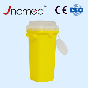 Caja de seguridad desechable para objetos punzocortantes de 2L, para jeringas, caja para jeringas de diabéticos, amarilla, para el hogar, contenedor de objetos punzocortantes de 2L - Product Image 2